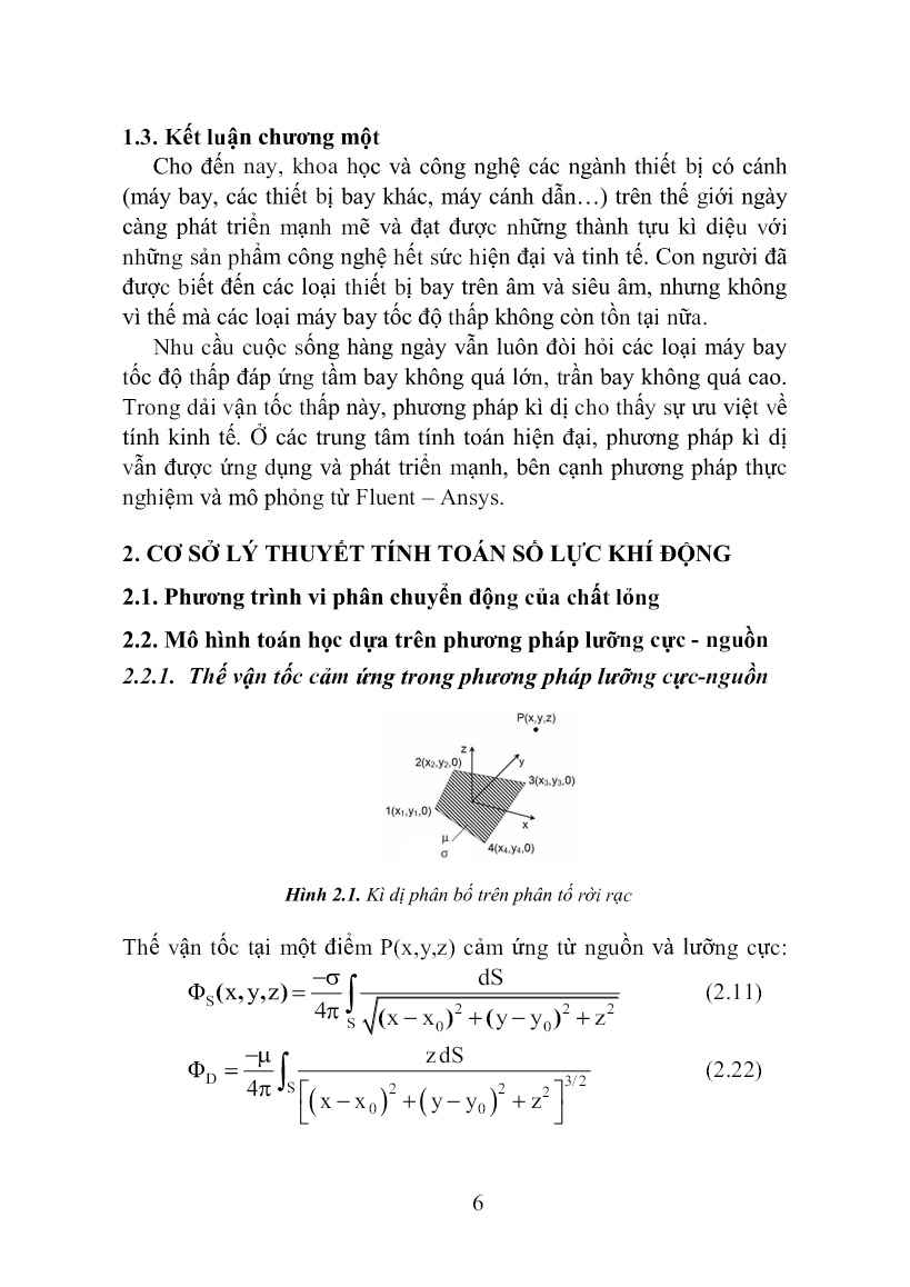 Tóm tắt Luận án Tính toán số lực khí động cánh 3D xét đến hiệu ứng đàn hồi trang 10