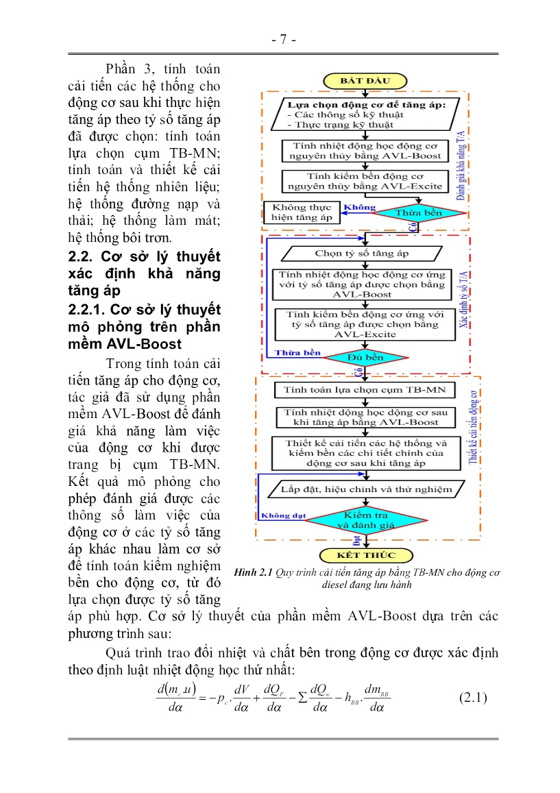 Luận án Nghiên cứu khả năng tăng áp động cơ diesel đang lưu hành trang 7