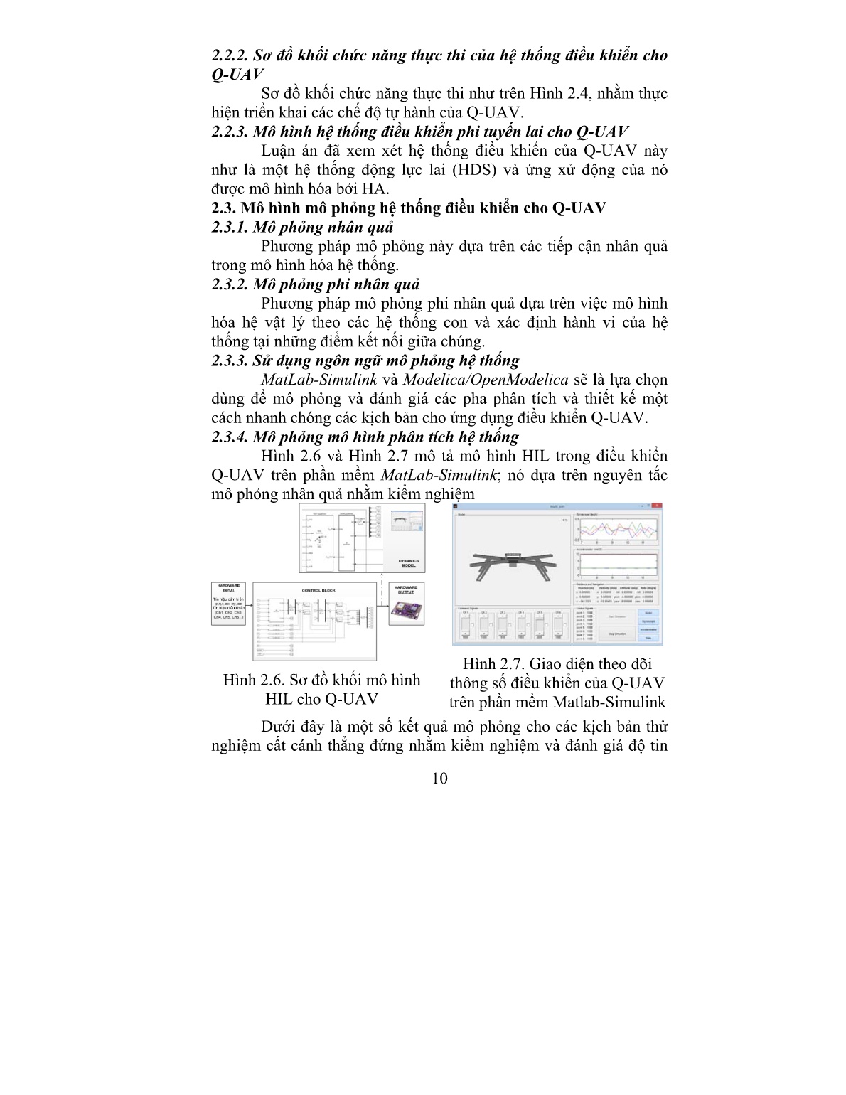 Tóm tắt Luận án Phương pháp thiết kế hướng đối tượng trong điều khiển phương tiện bay không người lái trang 10