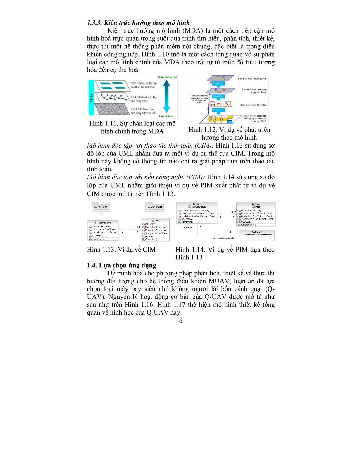 Tóm tắt Luận án Phương pháp thiết kế hướng đối tượng trong điều khiển phương tiện bay không người lái trang 6