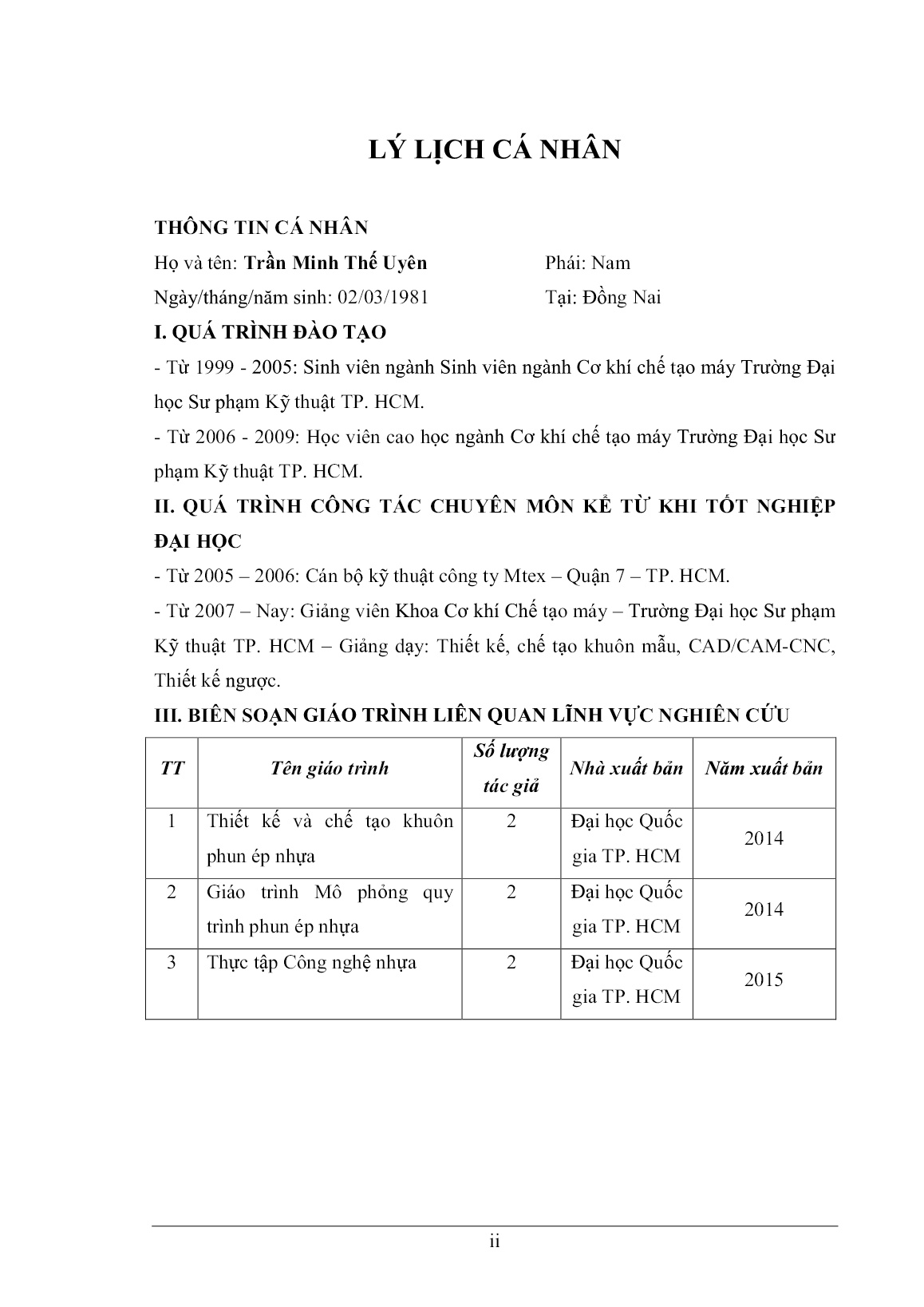 Luận án Nghiên cứu ảnh hưởng của gia nhiệt khuôn phun ép bằng khí nóng đến độ bền sản phẩm nhựa dạng thành mỏng trang 4