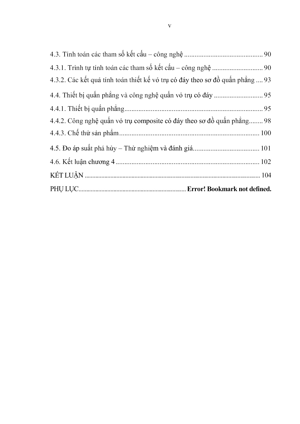 Luận án Nghiên cứu giải pháp kết cấu – công nghệ quấn vỏ composite tròn xoay chịu áp lực trong trang 7