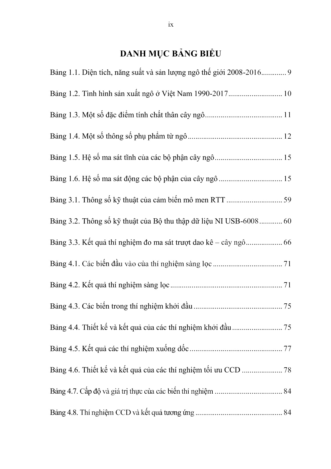 Luận án Nghiên cứu xác định một số thông số hợp lý của quá trình cắt thân cây ngô sau thu hoạch trang 9