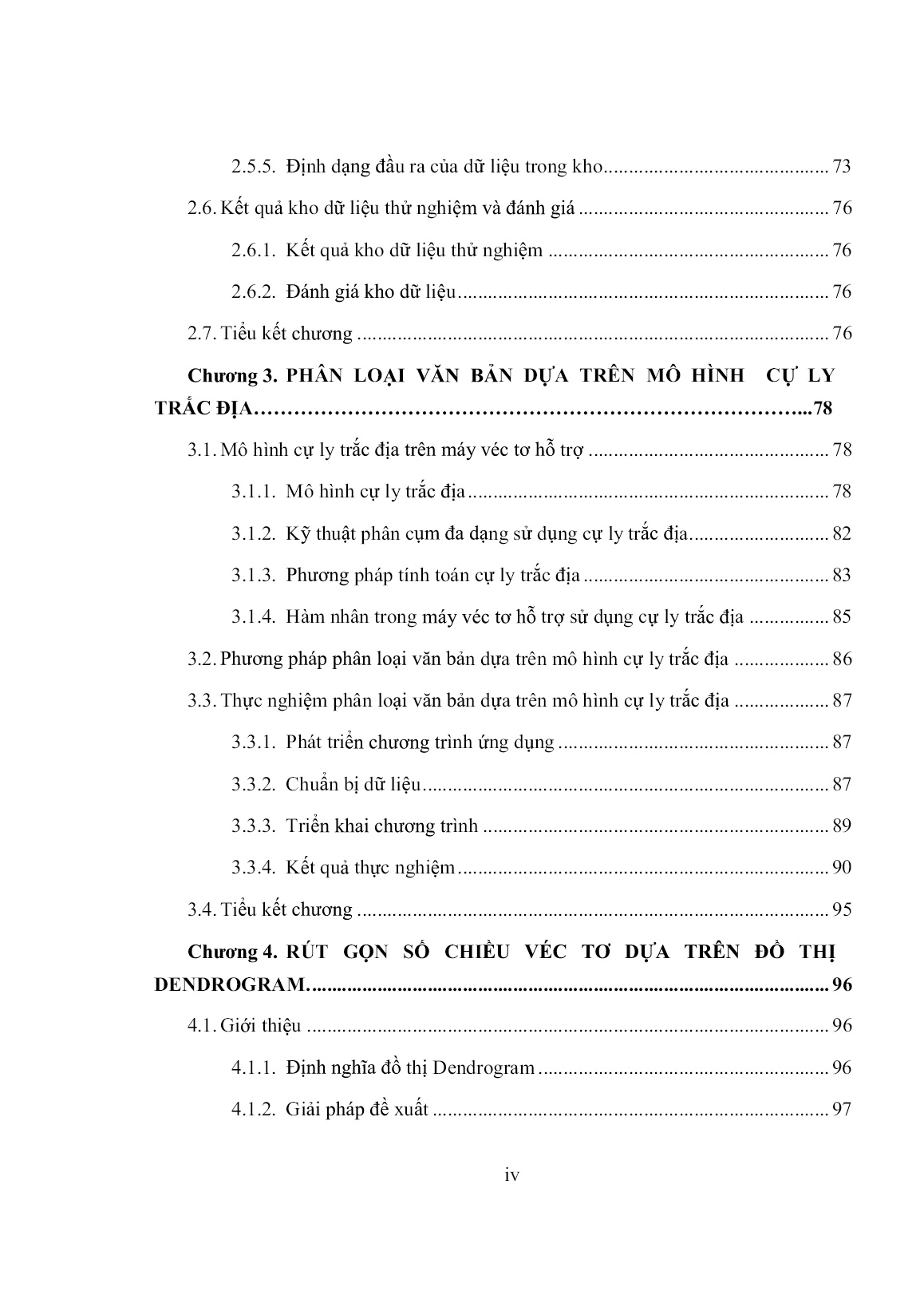 Luận án Nghiên cứu ứng dụng kỹ thuật học bán giám sát vào lĩnh vực phân loại văn bản tiếng Việt trang 6