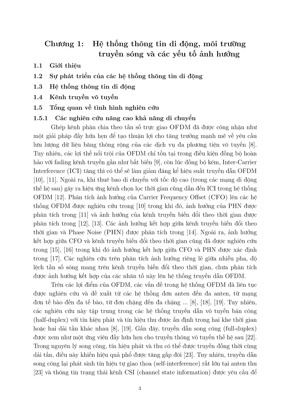 Luận án Xử lý tín hiệu đa chiều trong thông tin di động băng rộng đa người dùng trang 5