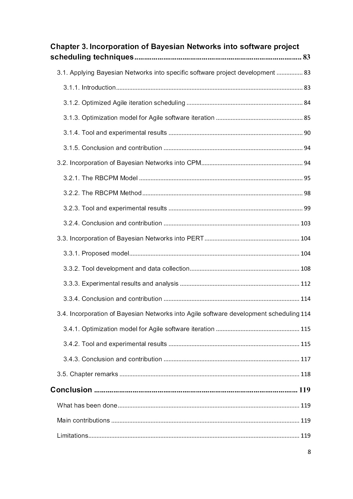 Luận án Risk management in software project scheduling using bayesian networks trang 10