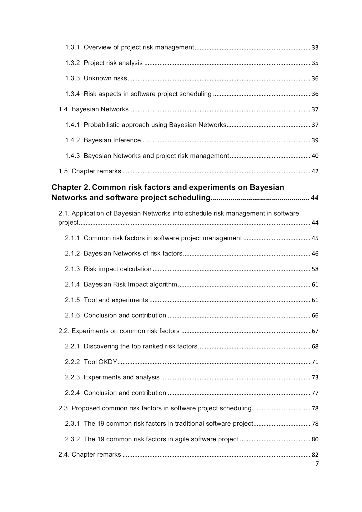 Luận án Risk management in software project scheduling using bayesian networks trang 9