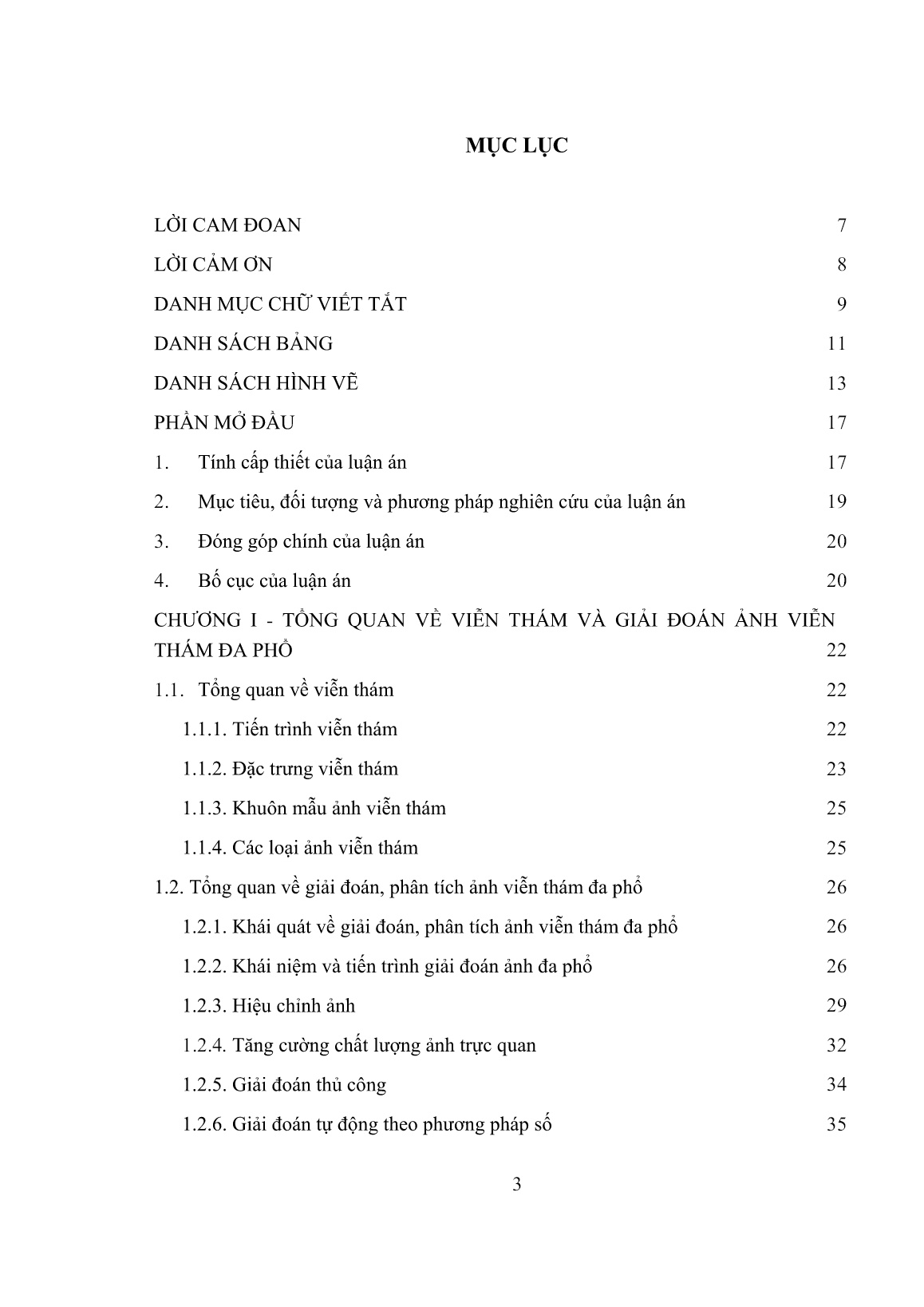 Luận án Nghiên cứu nâng cao chất lượng và giải đoán ảnh viễn thám đa phổ dựa trên tính toán mềm trang 3