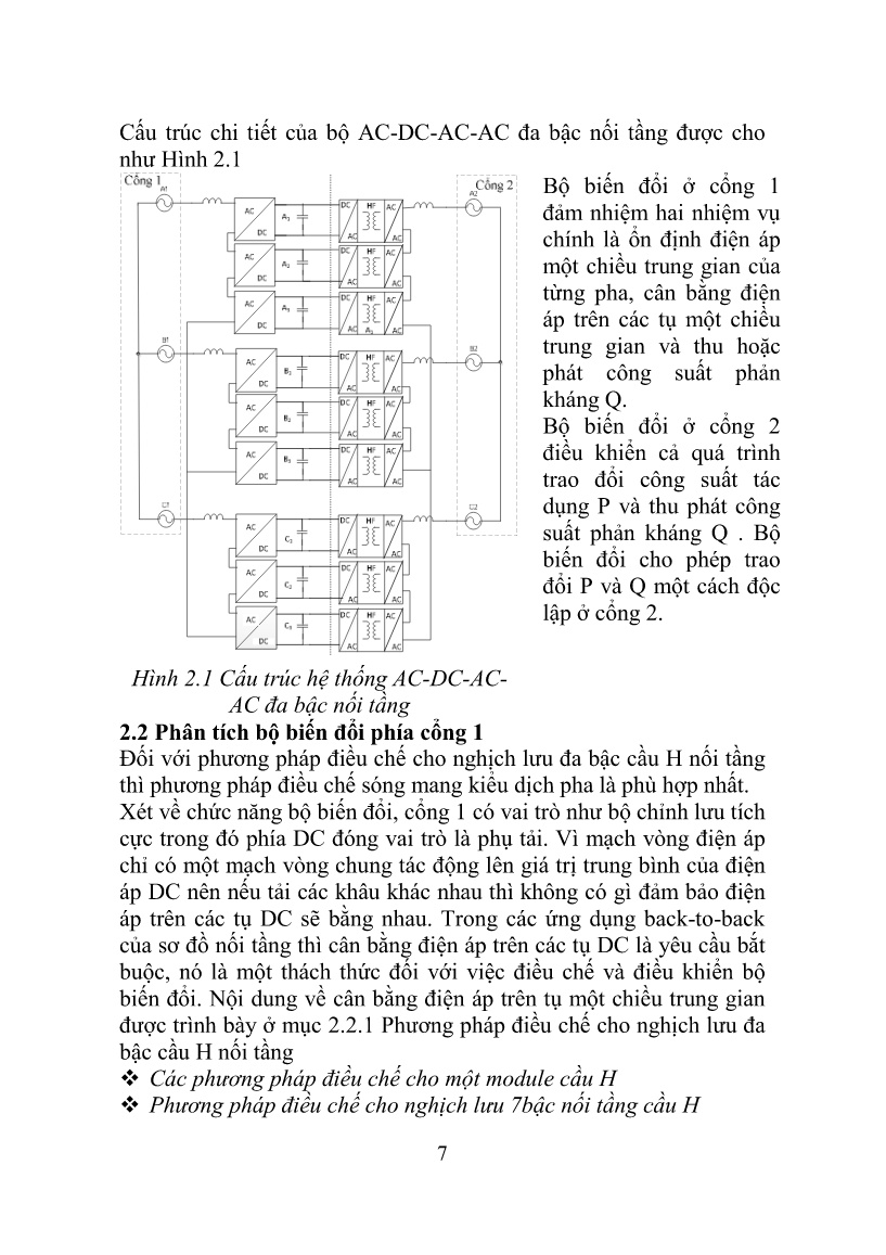 Luận án Điều khiển bộ biến đổi đa bậc nguồn áp ứng dụng trong các nguồn điện phân tán có nối lưới trang 10