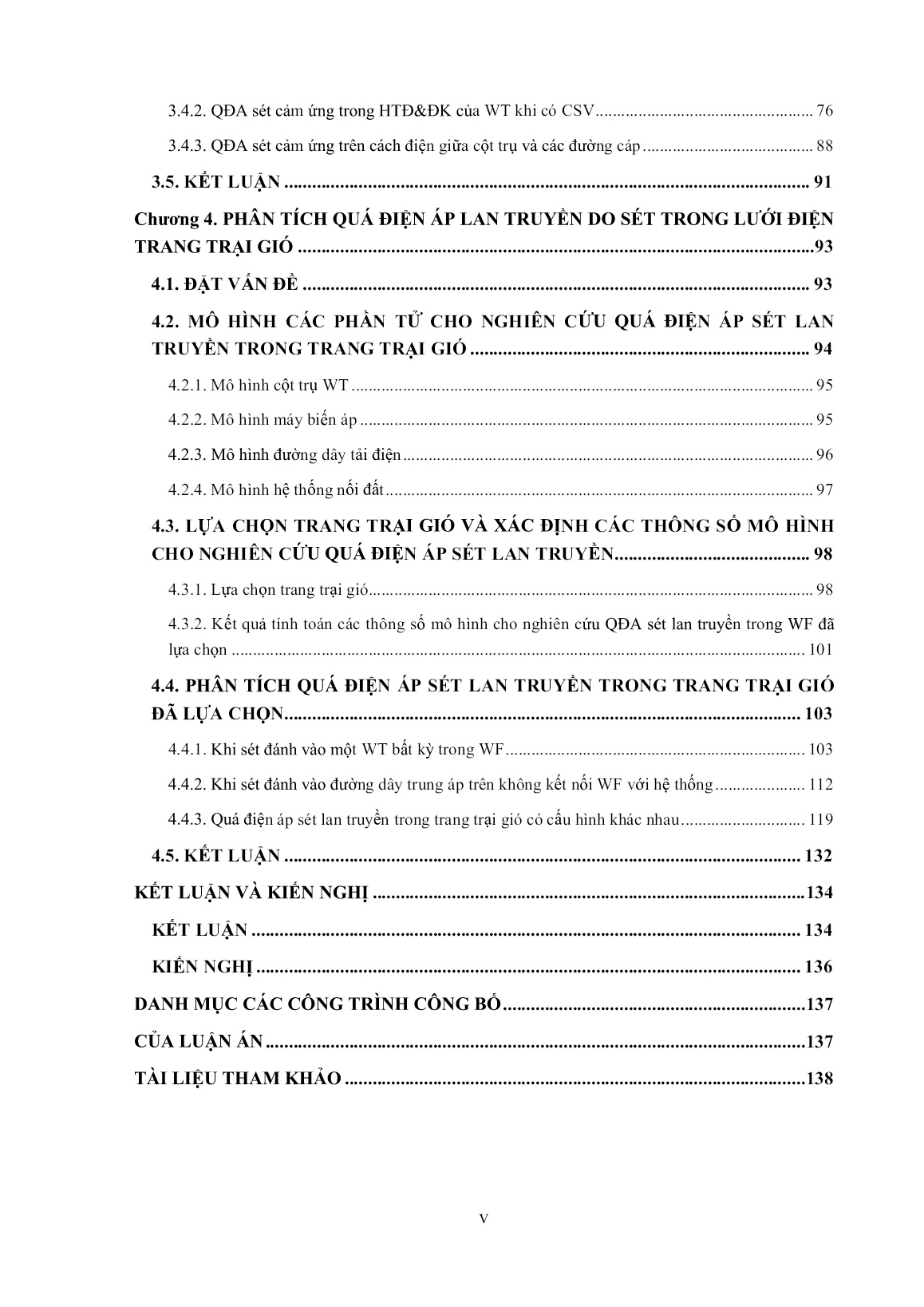 Luận án Nghiên cứu quá điện áp sét và bảo vệ chống sét cho tua bin gió có kết nối lưới điện trang 5