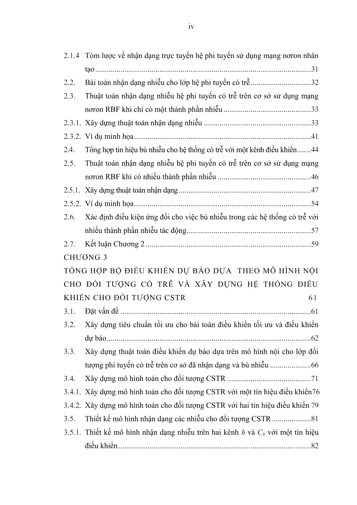 Luận án Nghiên cứu ứng dụng lý thuyết điều khiển hiện đại xây dựng mô hình trong điều khiển dự báo phi tuyến trang 8