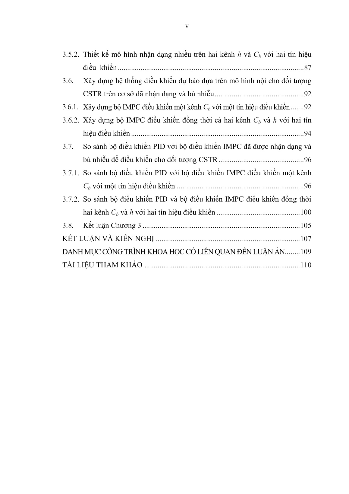 Luận án Nghiên cứu ứng dụng lý thuyết điều khiển hiện đại xây dựng mô hình trong điều khiển dự báo phi tuyến trang 9