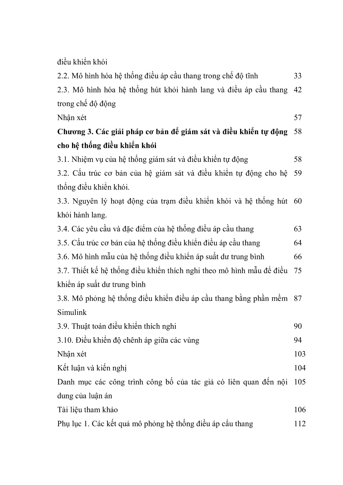 Luận án Nghiên cứu xác định phương pháp giám sát và điều khiển khói khi xảy ra cháy trong tòa nhà cao tầng khu vực Hà Nội trang 5