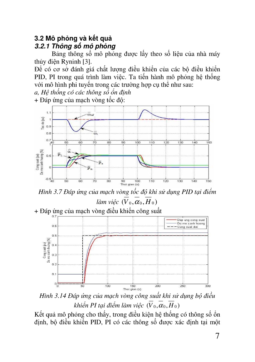 Luận án Nghiên cứu ứng dụng mạng mờ nơ-ron để xây dựng thuật toán điều khiển hệ điều tốc turbine-máy phát thủy điện trang 7