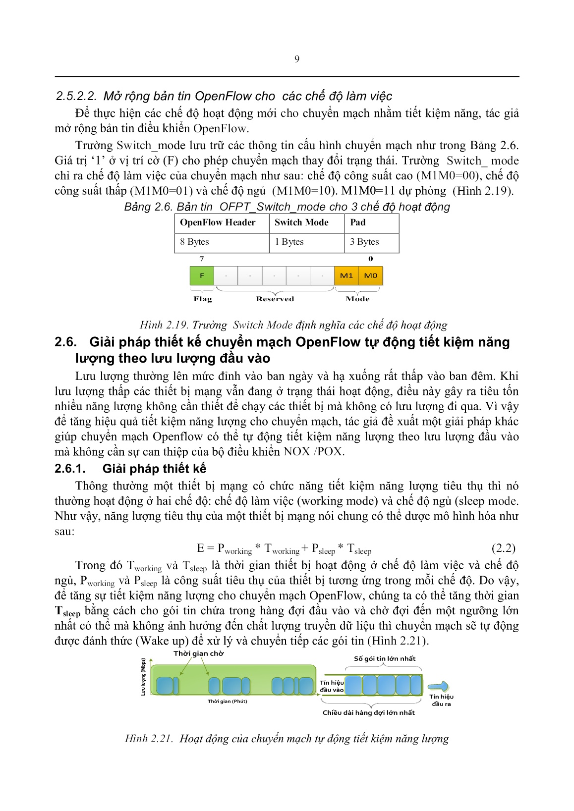 Luận án Nghiên cứu giải pháp tiết kiệm năng lượng trong thiết kế chuyển mạch sử dụng ở trung tâm dữ liệu trang 9