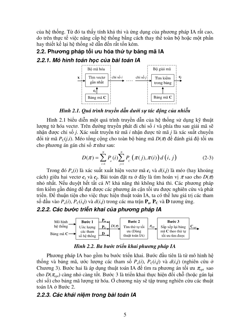Luận án Nghiên cứu, cải tiến các thuật toán IA nhằm tăng độ ổn định, tốc độ thực hiện và độ tối ưu của thuật toán trang 5