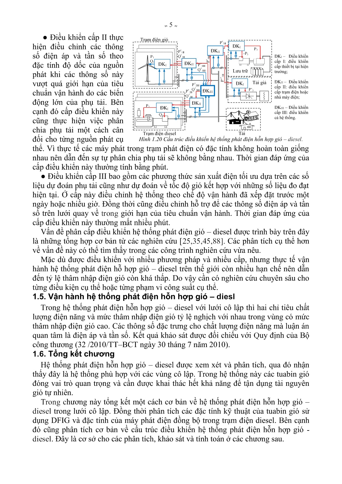 Luận án Nghiên cứu hệ thống phát điện gió – diesel nhằm nâng cao mức thâm nhập điện gió với lưới cô lập trang 7