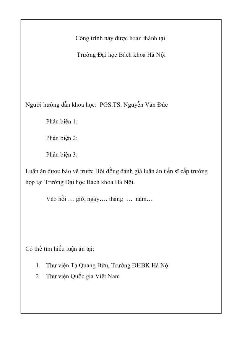 Luận án Một số mô hình kênh không gian và tác động của tương quan không gian trong hệ thống MIMO-OFDMA trang 2