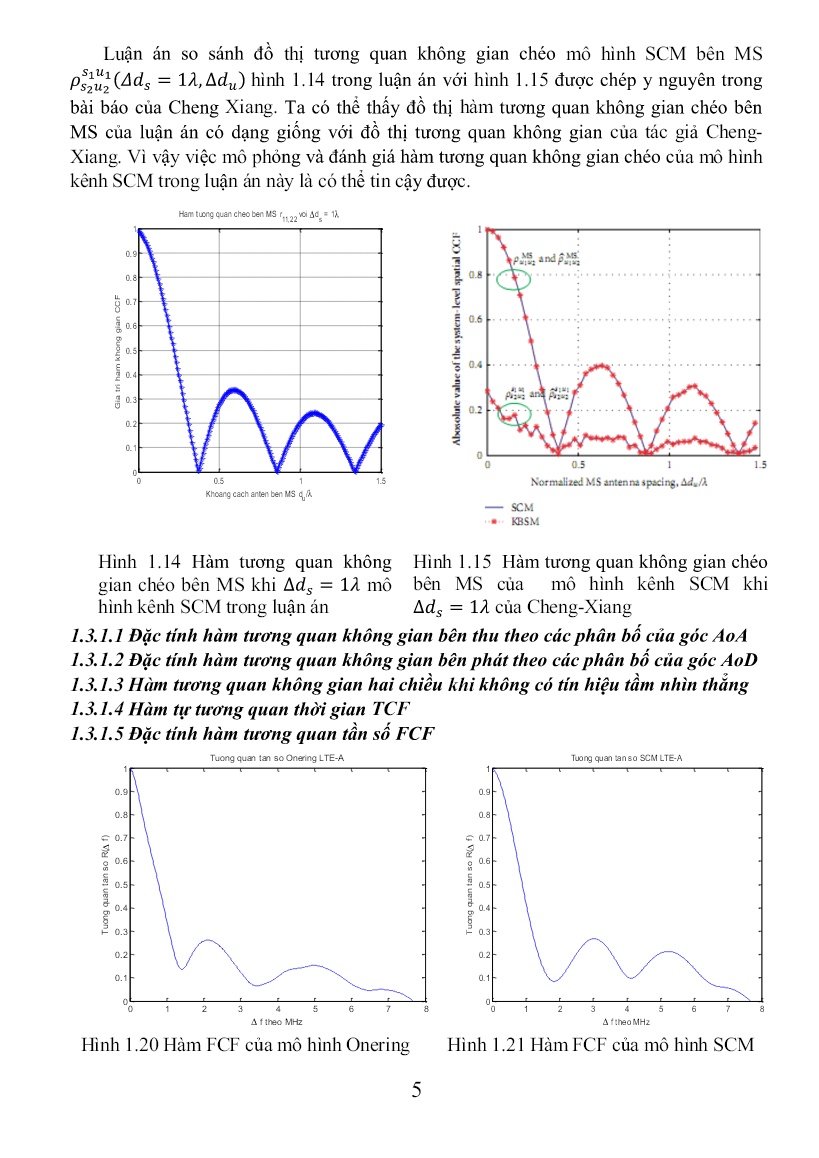 Luận án Một số mô hình kênh không gian và tác động của tương quan không gian trong hệ thống MIMO-OFDMA trang 7