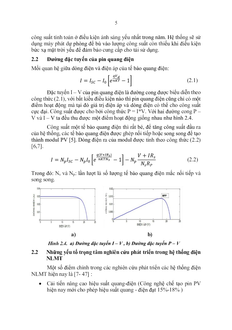 Luận án Nghiên cứu và phát triển hệ thống năng lượng điện mặt trời trang 7