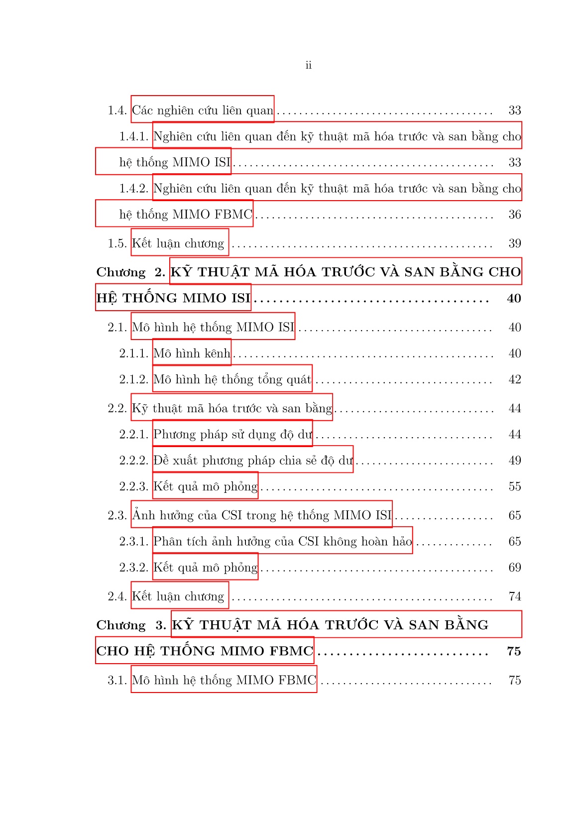 Luận án Nghiên cứu kỹ thuật mã hóa trước và san bằng cho các hệ thống thông tin mimo, đa sóng mang thế hệ mới trang 6