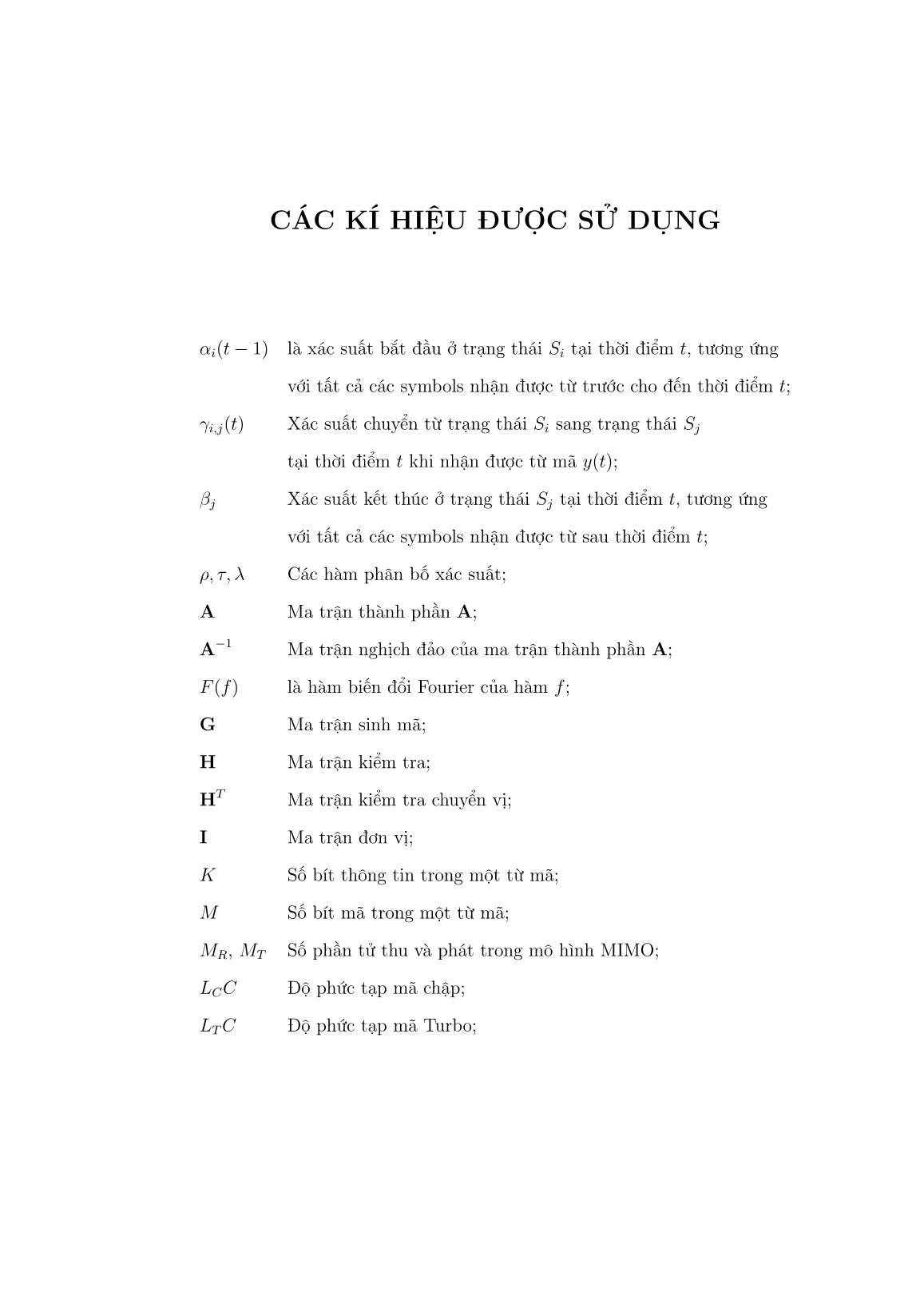 Luận án Nghiên cứu xây dựng mã sửa sai có ma trận kiểm tra mật độ thấp trong truyền dẫn số trang 1