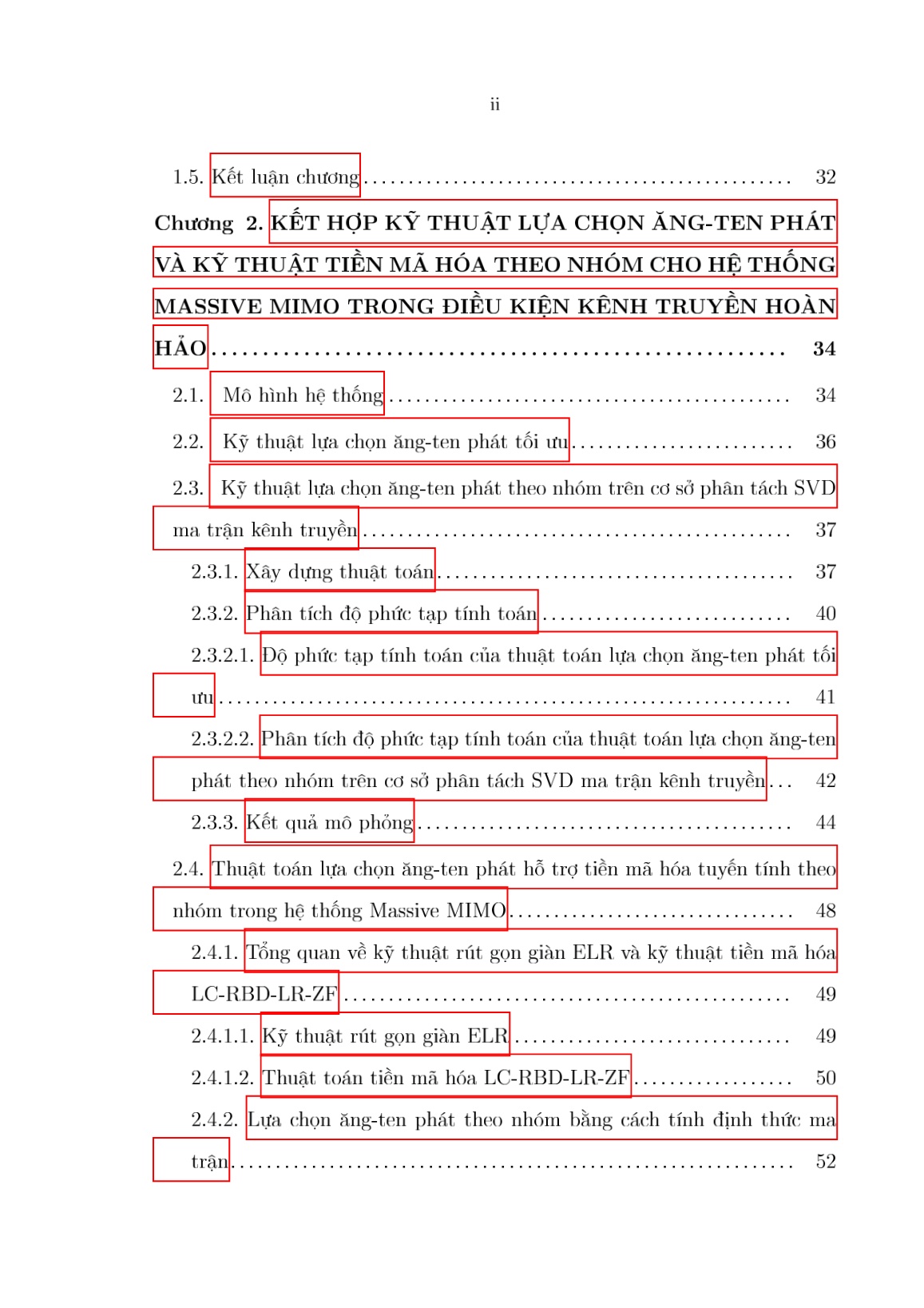 Luận án Nghiên cứu kỹ thuật lựa chọn ăng-ten phát và tiền mã hóa cho hệ thống Massive MIMO trang 6