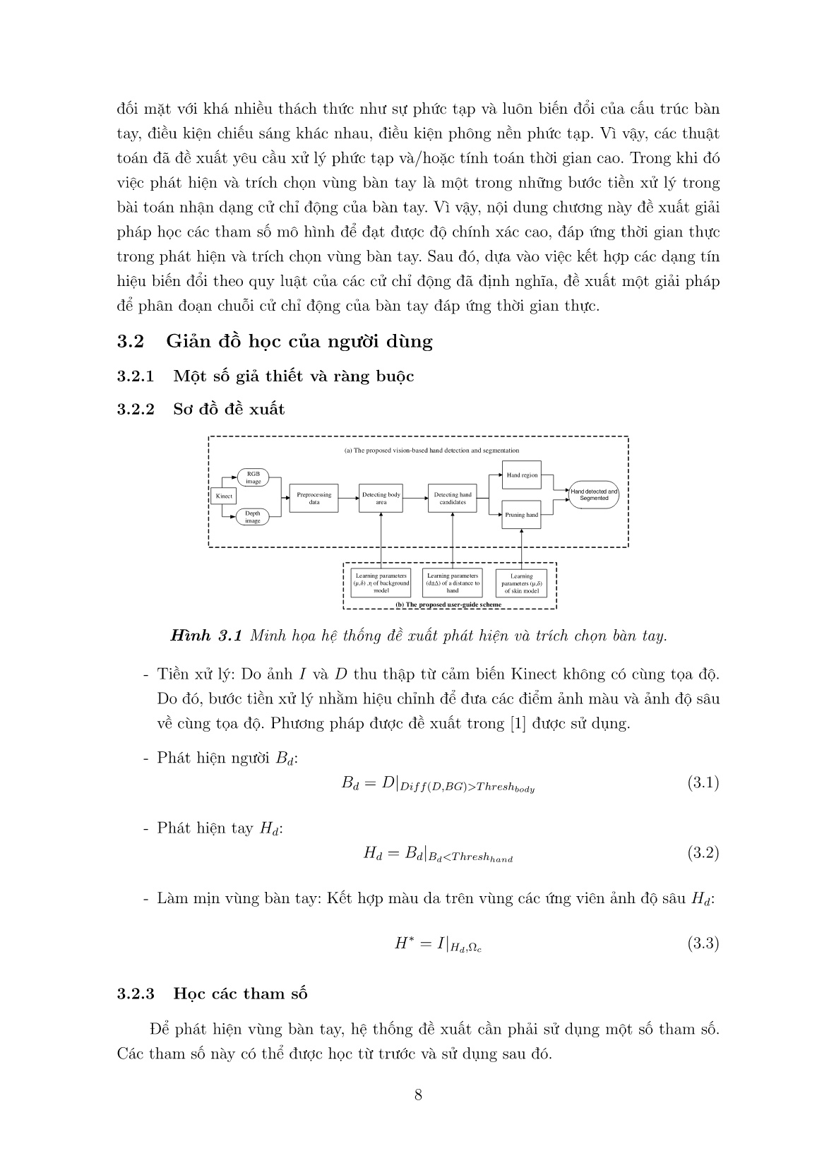 Luận án Nhận dạng cử chỉ động của bàn tay người sử dụng kết hợp thông tin hình ảnh và độ sâu ứng dụng trong tương tác người - Thiết bị trang 10