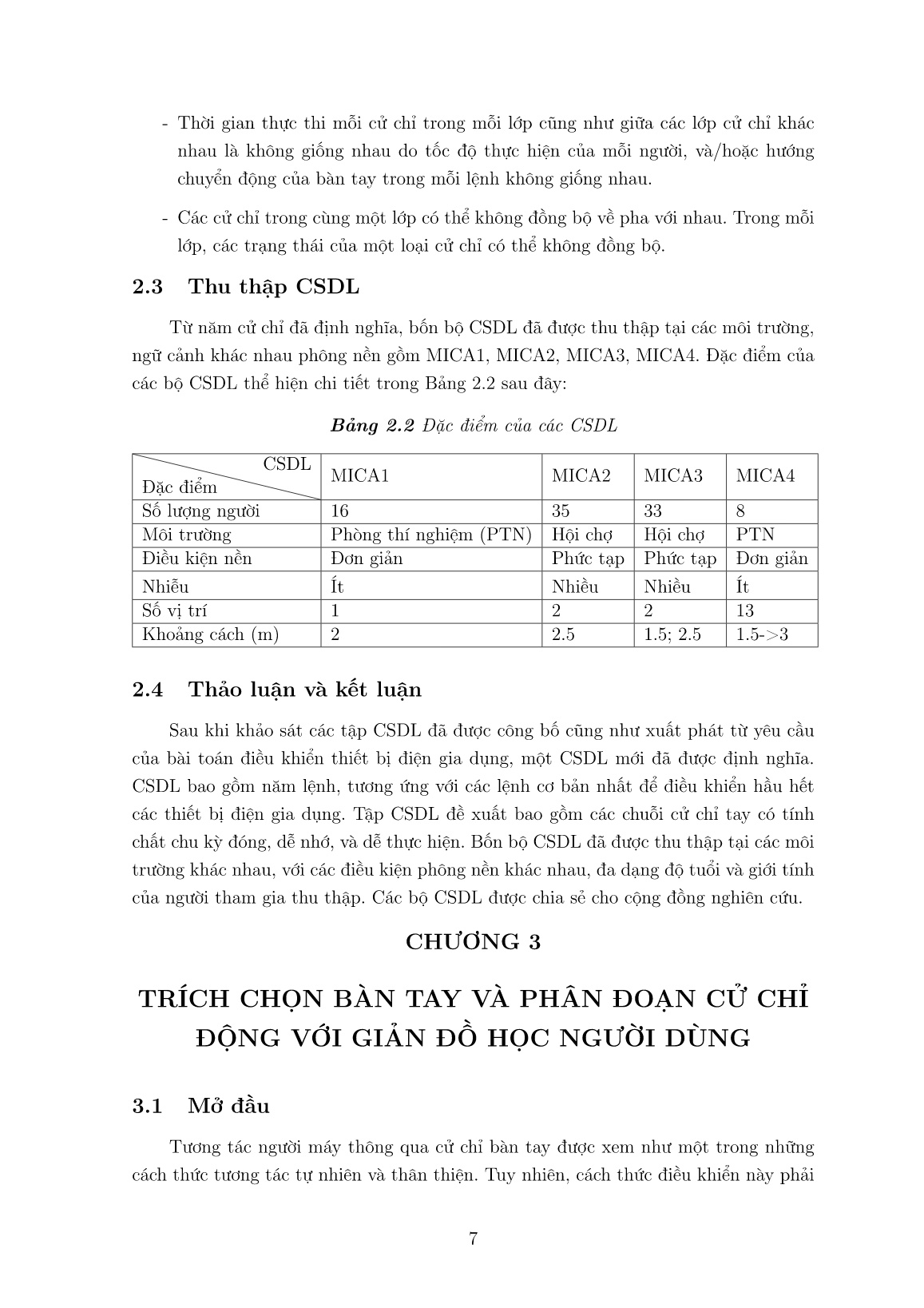 Luận án Nhận dạng cử chỉ động của bàn tay người sử dụng kết hợp thông tin hình ảnh và độ sâu ứng dụng trong tương tác người - Thiết bị trang 9