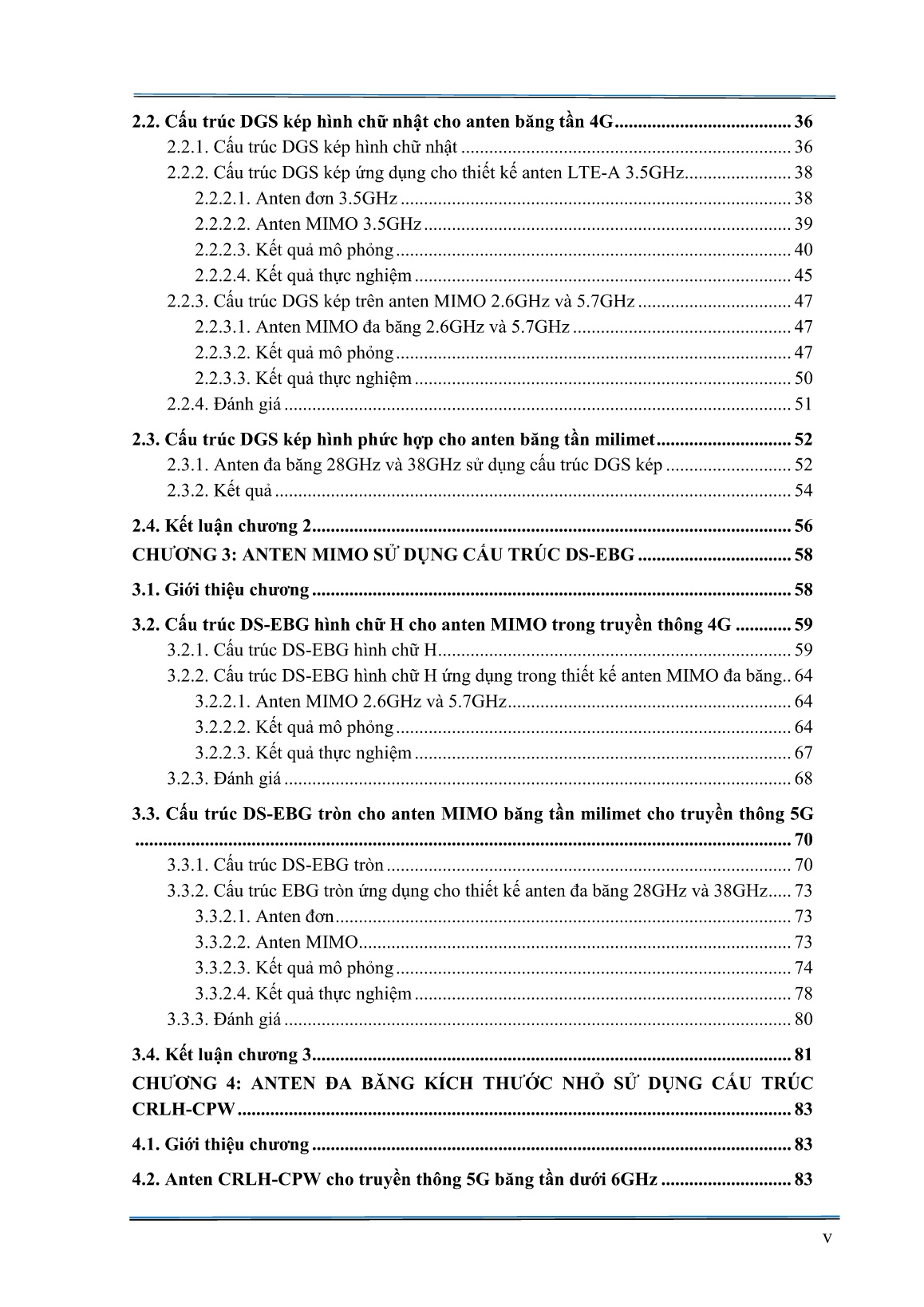 Luận án Anten kích thước nhỏ sử dụng vật liệu cấu trúc đặc biệt DGS kép, DS-EBG và CRLH-CPW ứng dụng trong các thiết bị đầu cuối di động trang 6