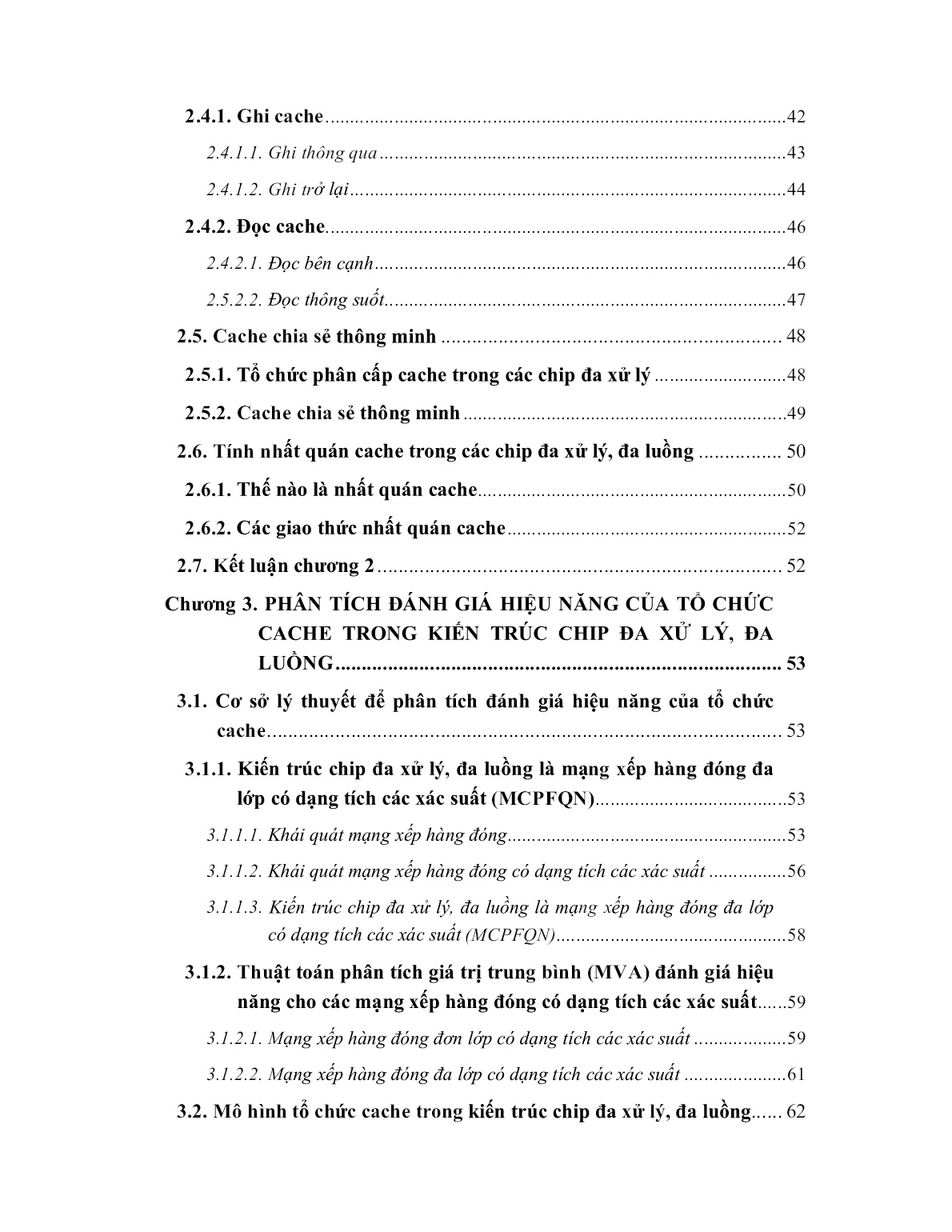 Luận án Tối ưu hóa và đánh giá hiệu năng của tổ chức cache trong hệ thống vi xử lý thế hệ sau trang 7
