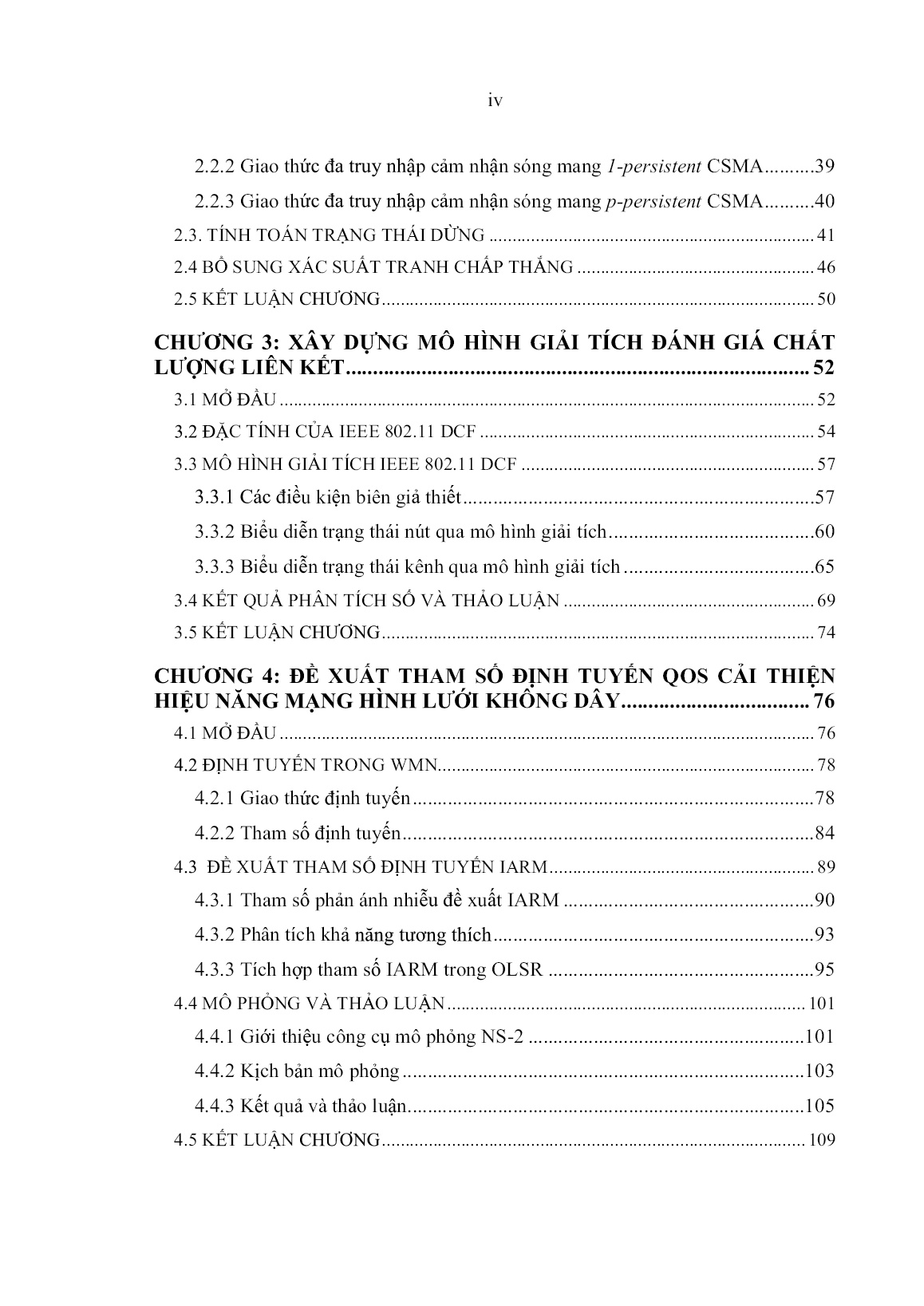 Luận án Cải thiện hiệu năng mạng hình lưới không dây qua kỹ thuật định tuyến QOS trang 5