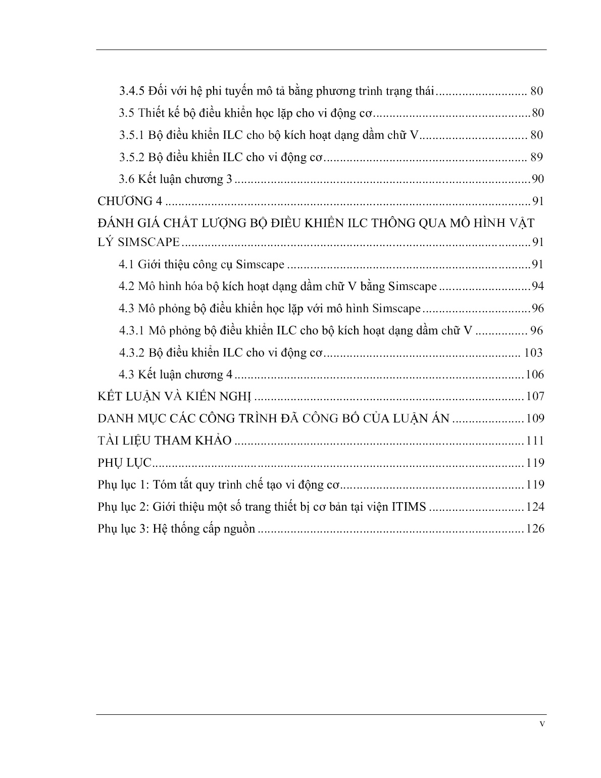 Luận án Nghiên cứu vi động cơ theo nguyên lý điện nhiệt dạng dầm chữ V và hệ điều khiển trang 7