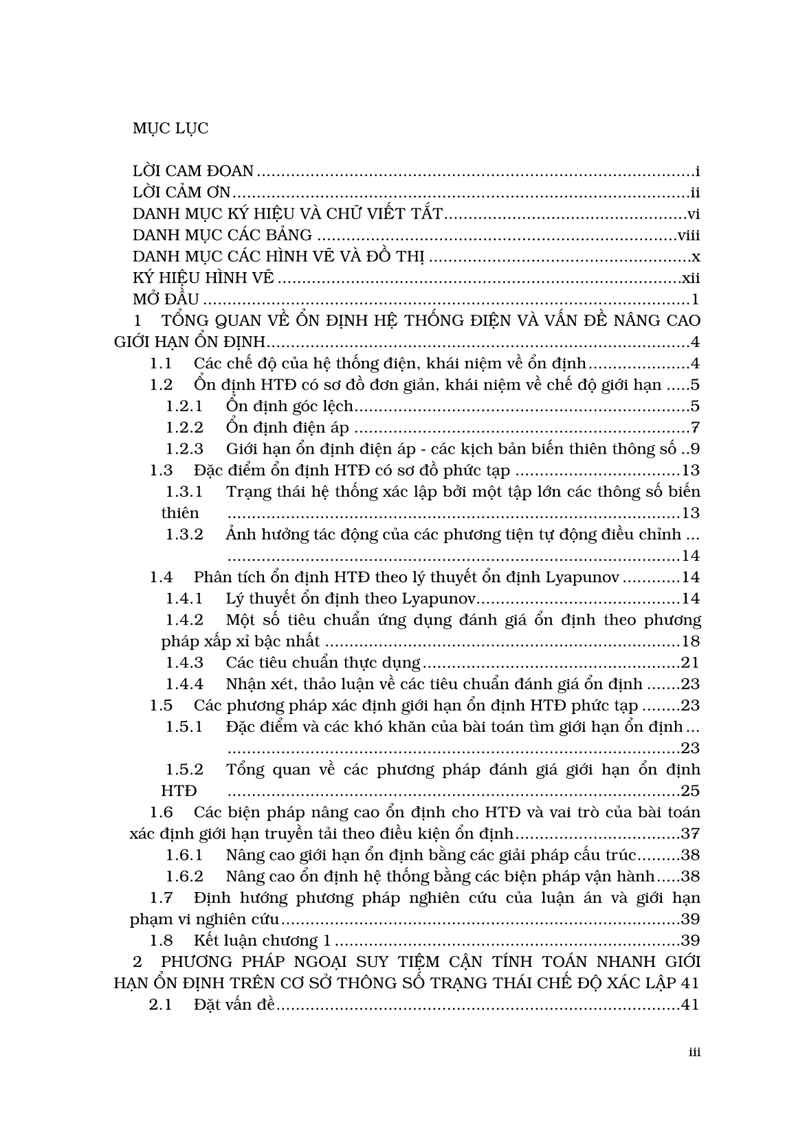 Luận án Nghiên cứu phương pháp xác định giới hạn truyền tải theo điều kiện ổn định hệ thống điện phức tạp, ứng dụng vào hệ thống điện Việt Nam trang 5