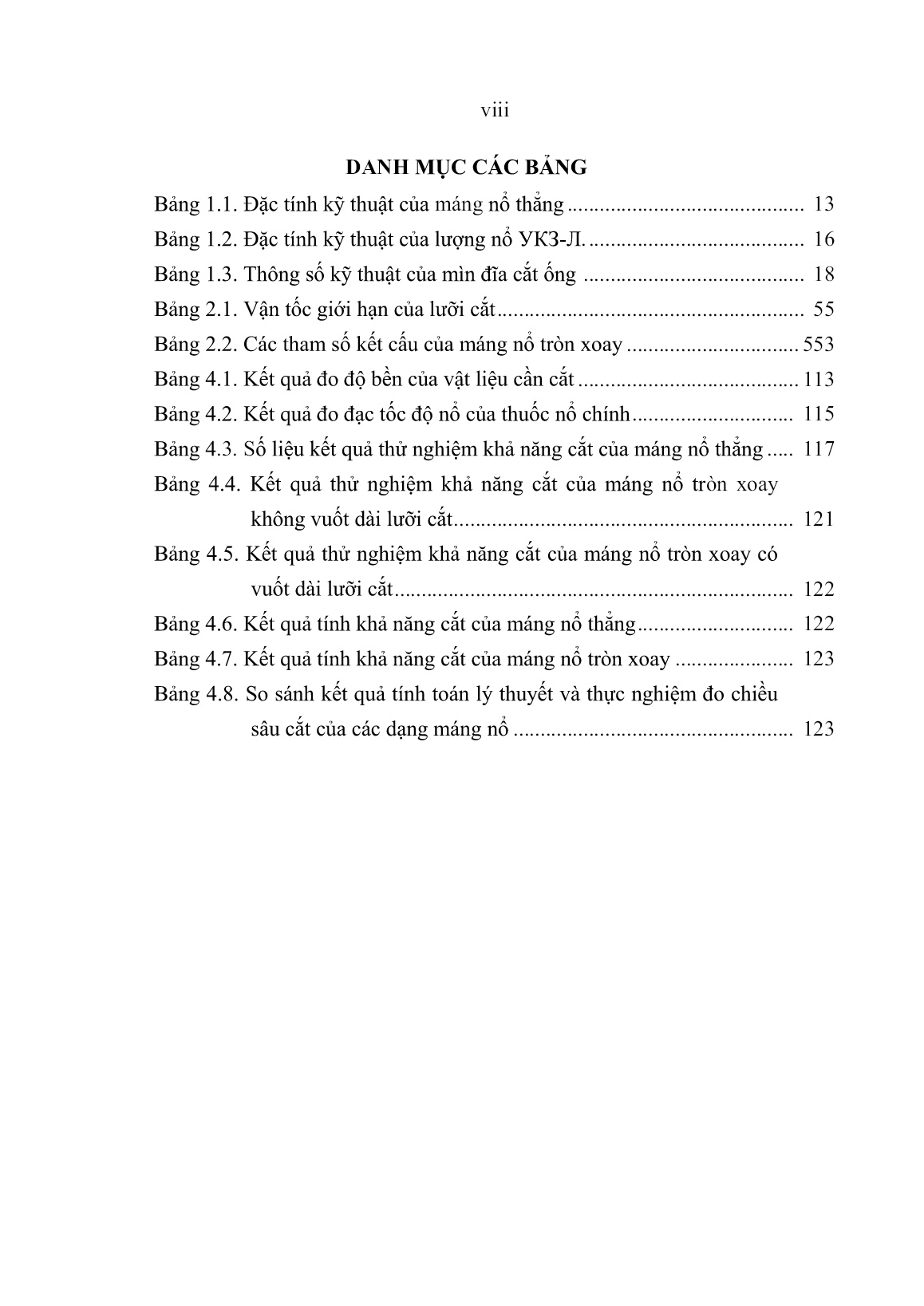 Luận án Nghiên cứu ảnh hưởng của một số tham số kết cấu lượng nổ dạng máng đến khả năng cắt vỏ trụ tròn xoay trang 10