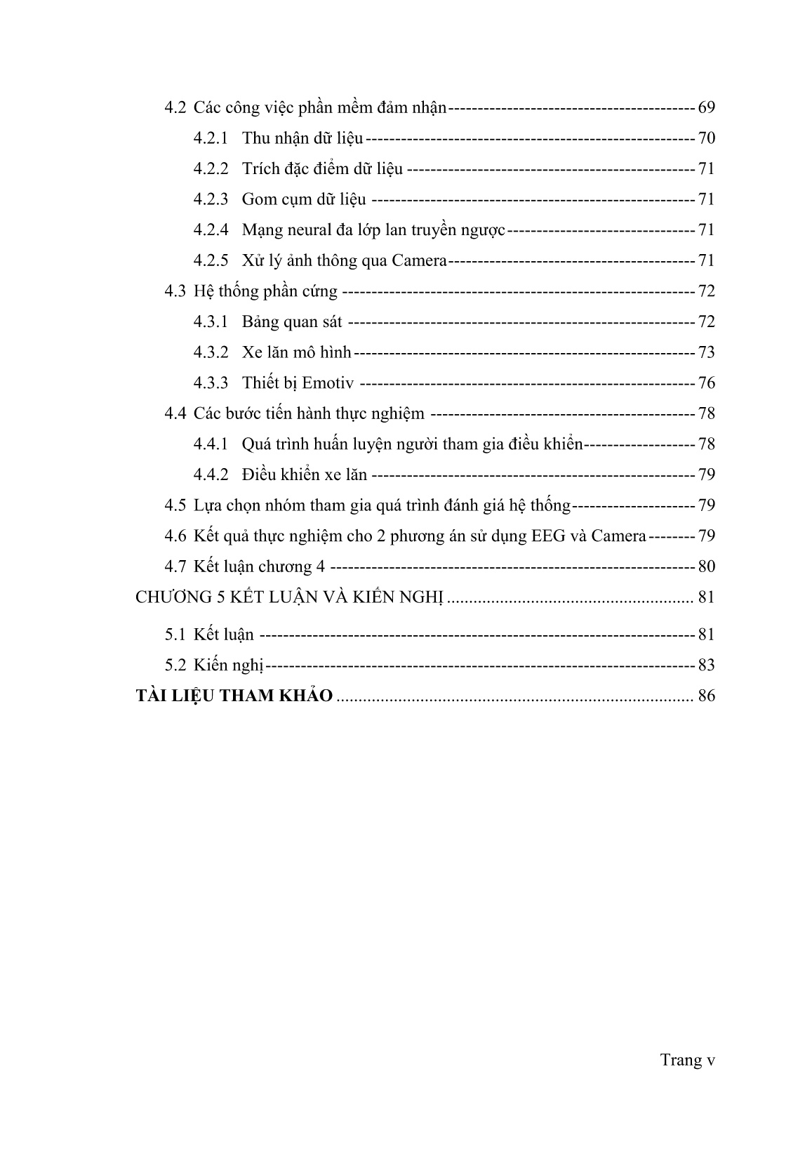 Luận án Mạng neural trong hệ thống điều khiển xe lăn cho người tàn tật nặng sử dụng điện não (EEG) và camera trang 7