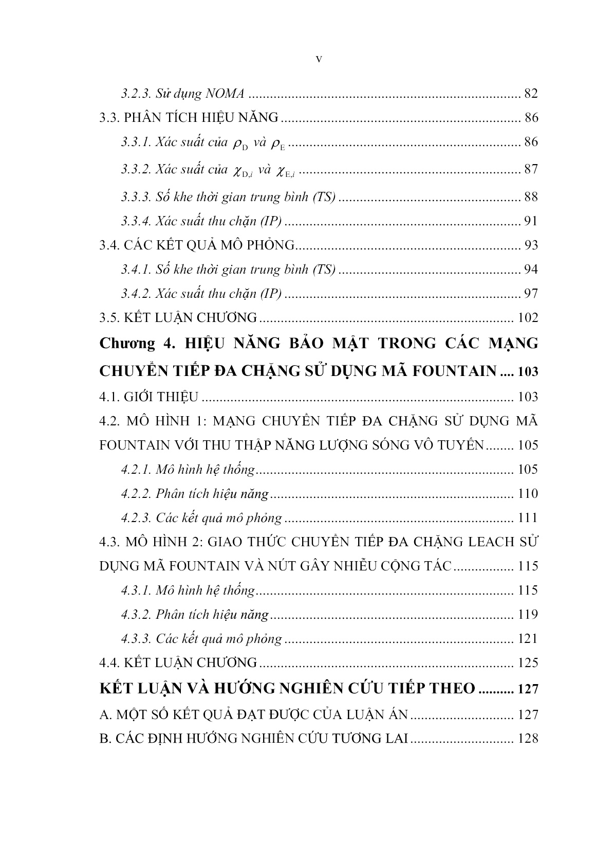 Luận án Nghiên cứu hiệu năng bảo mật lớp vật lý của một số hệ thống thông tin vô tuyến sử dụng mã Fountain trang 7