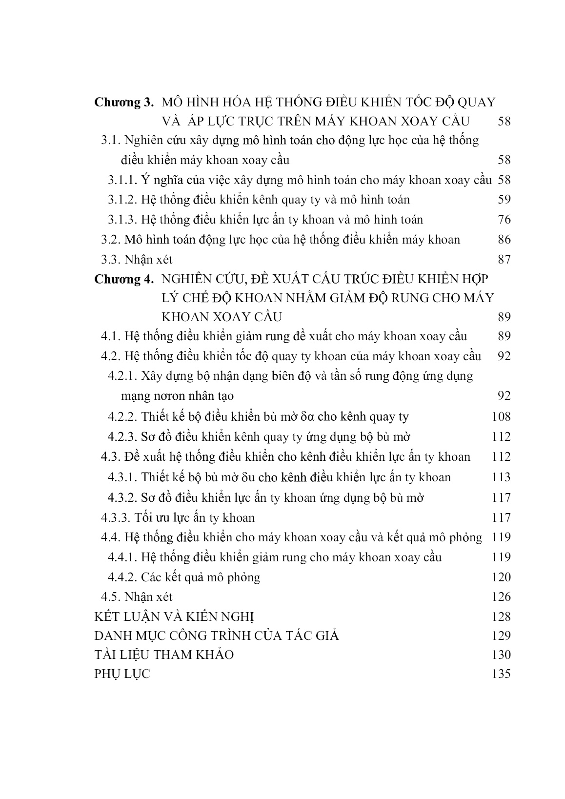 Luận án Nghiên cứu, đề xuất cấu trúc điều khiển hợp lý chế độ khoan nhằm giảm độ rung cho máy khoan xoay cầu trong công nghiệp khai thác mỏ trang 6