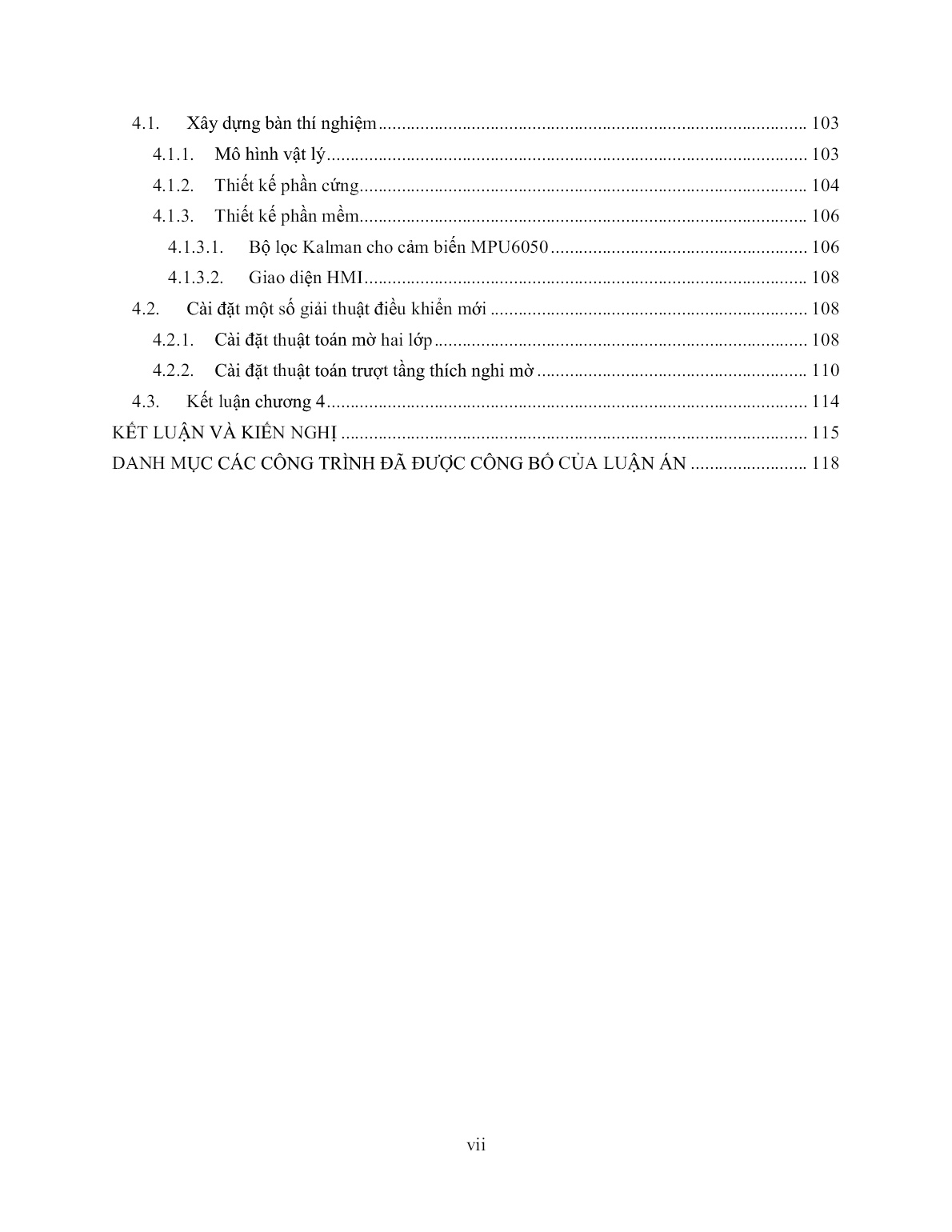 Luận án Điều khiển thích nghi cho hệ thống cần cẩu treo có tính đến yếu tố bất định trang 7