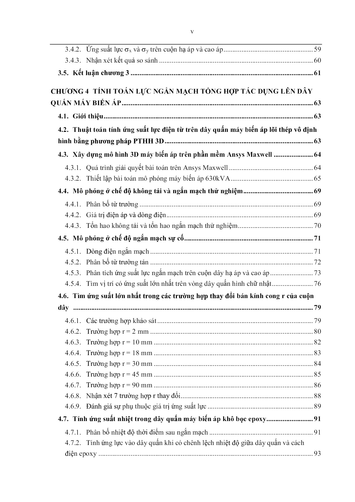 Luận án Nghiên cứu lực ngắn mạch tổng hợp tác dụng lên dây quấn máy biến áp khô bọc EPOXY sử dụng lõi thép vô định hình trang 7