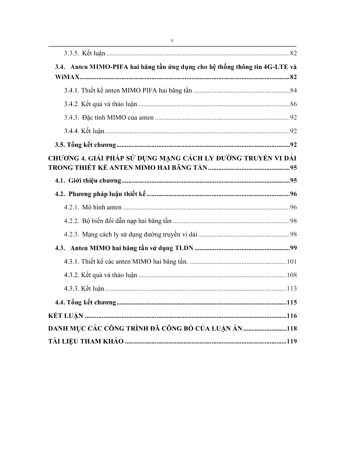 Luận án Nghiên cứu và phát triển anten Mimo cho các thiết bị đầu cuối di động thế hệ mới trang 7