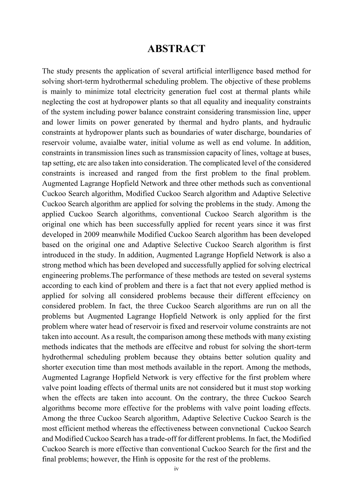 Luận án Áp dụng các phương pháp thông minh nhân tạo giải bài toán phối hợp hệ thống thủy nhiệt điện trang 7