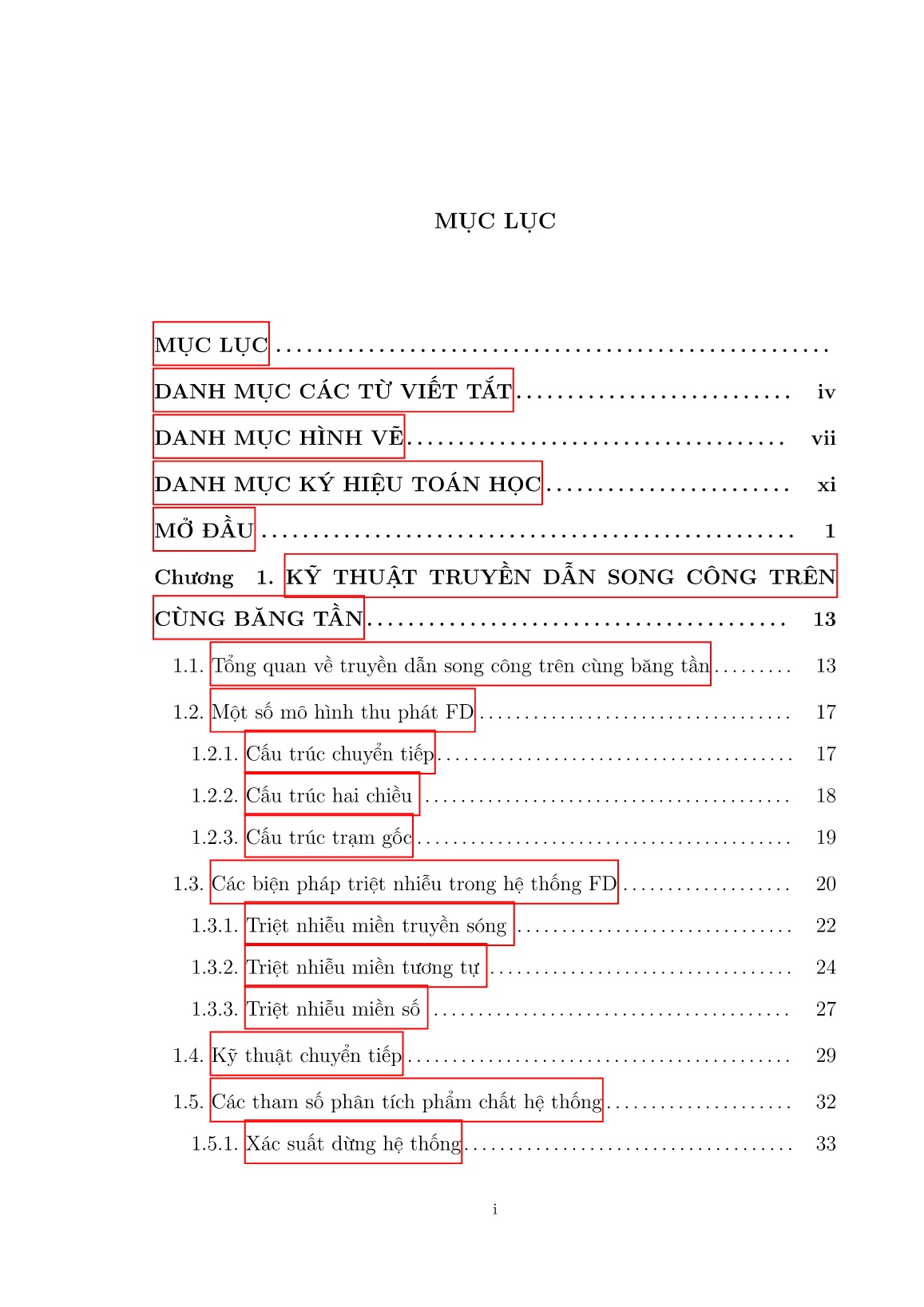 Luận án Nghiên cứu đánh giá và nâng cao phẩm chất hệ thống vô tuyến chuyển tiếp song công trên cùng băng tần trang 5