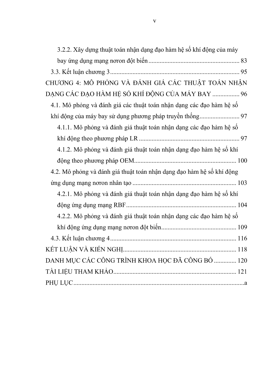 Luận án Ứng dụng mạng nơron nhận dạng các tham số khí động kênh độ cao nhằm nâng cao hiệu quả thiết kế thiết bị bay trang 7