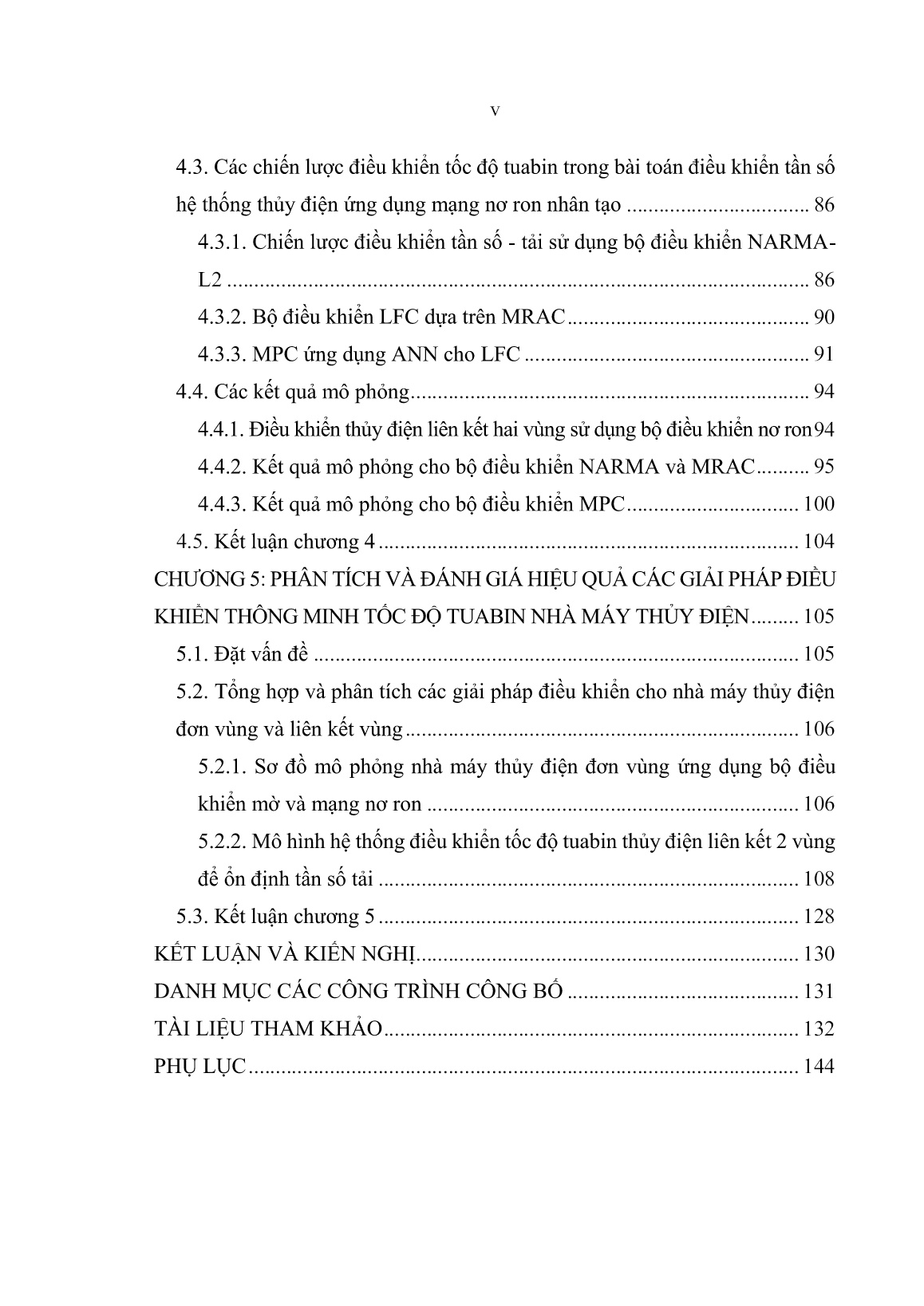 Luận án Nghiên cứu xây dựng hệ thống điều khiển tốc độ tuabin thủy điện liên kết vùng trên cơ sở logic mờ và mạng nơron nhân tạo trang 7