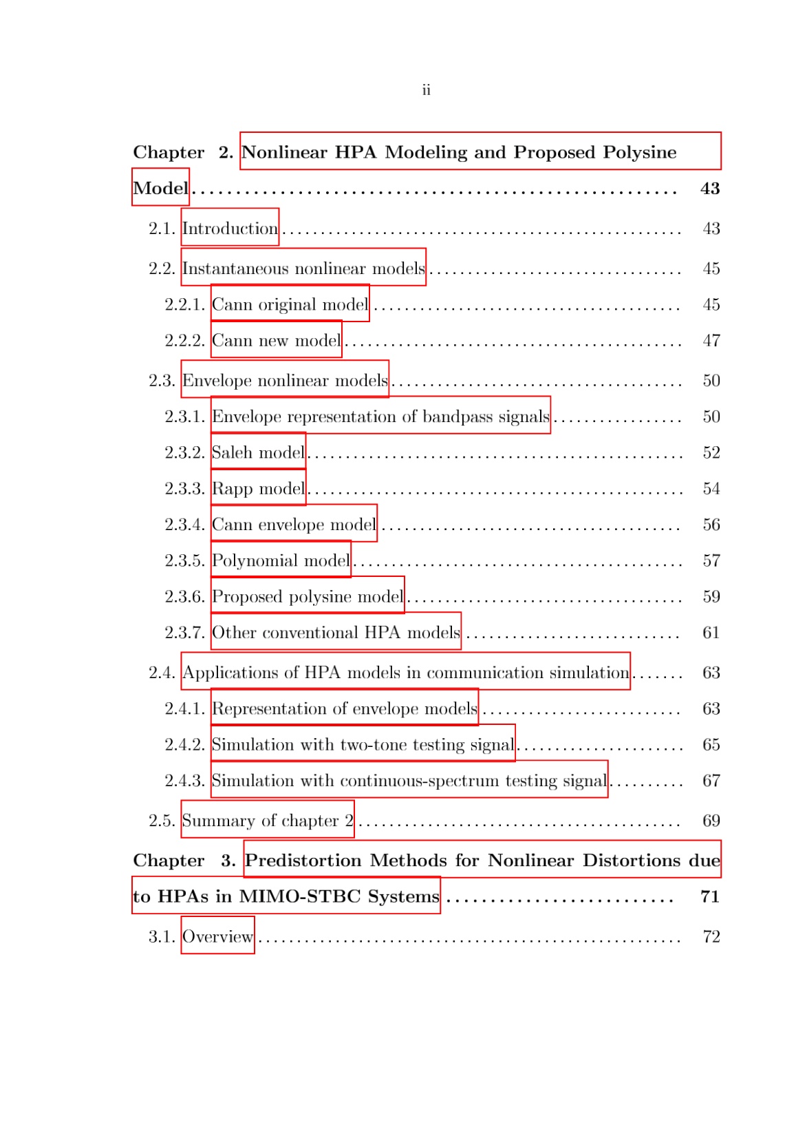 Luận án Nonlinear distortions and countermeasures for performance improvements in contemporary radio communication systems trang 6