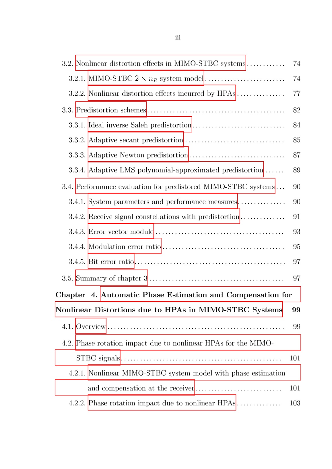 Luận án Nonlinear distortions and countermeasures for performance improvements in contemporary radio communication systems trang 7