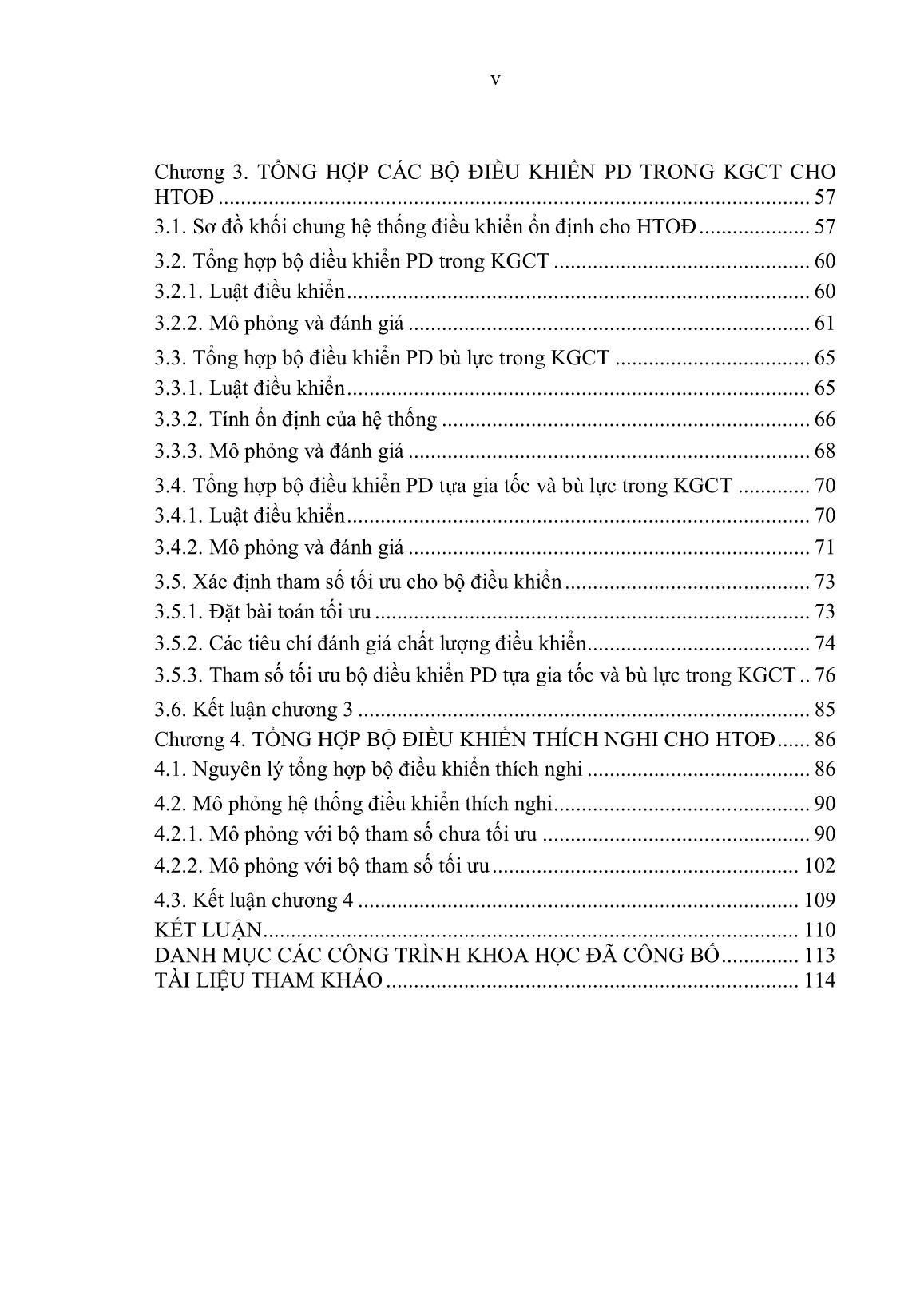 Luận án Tổng hợp bộ điều khiển cho hệ thống ổn định tiếp cận cầu cảng kiểu robot song song Gough-stewart trang 6