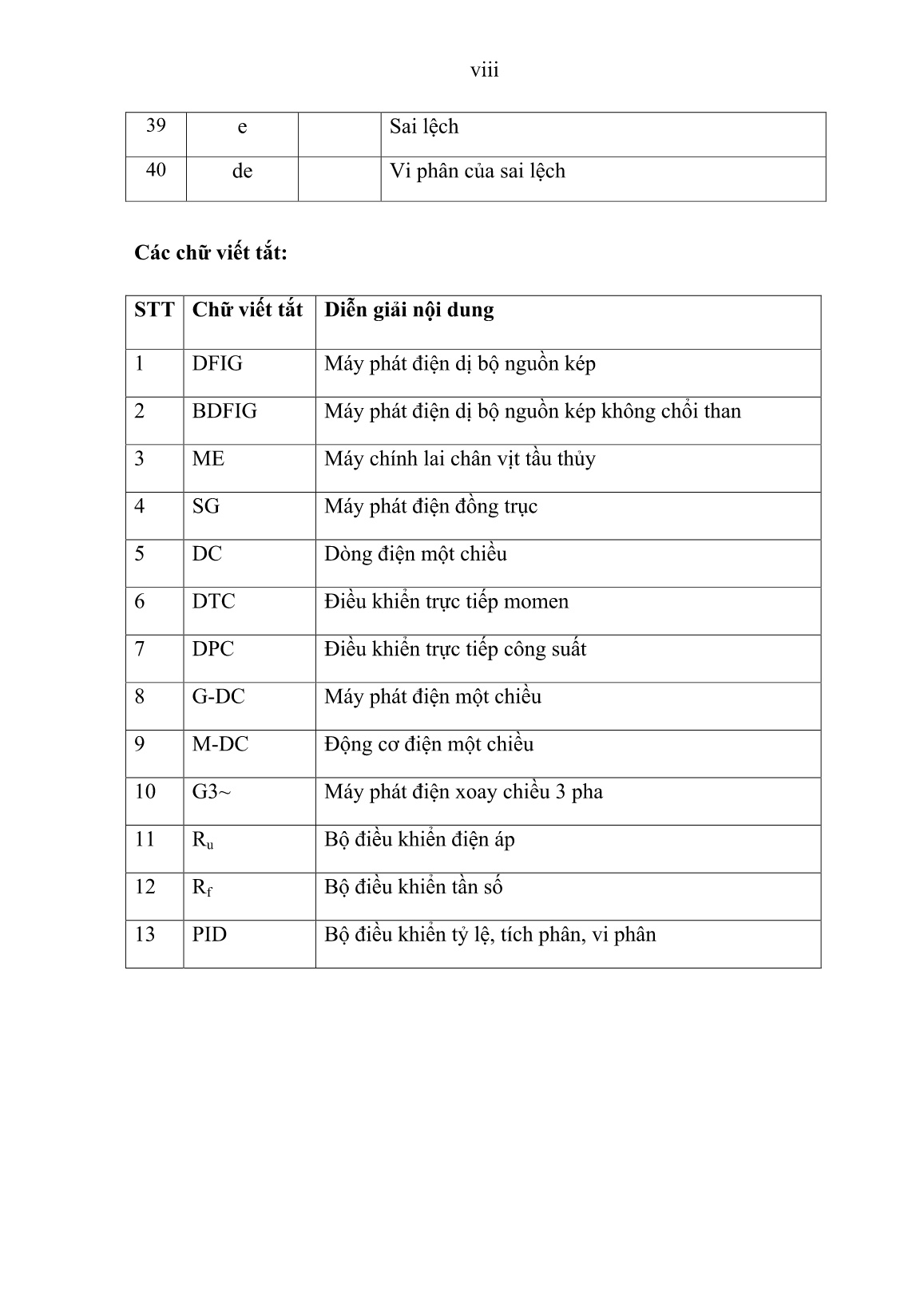 Luận án Nâng cao hiệu quả sử dụng máy điện dị bộ nguồn kép cho hệ thống phát điện đồng trục trên tầu thủy trang 10