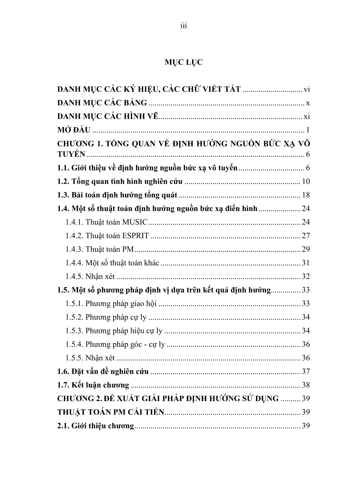 Luận án Nghiên cứu giải pháp nâng cao chất lượng định hướng nguồn bức xạ vô tuyến trang 5